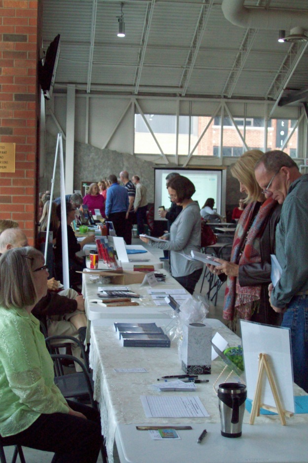 Local Authors’ Book Fair at Covet Garden Market in London.   